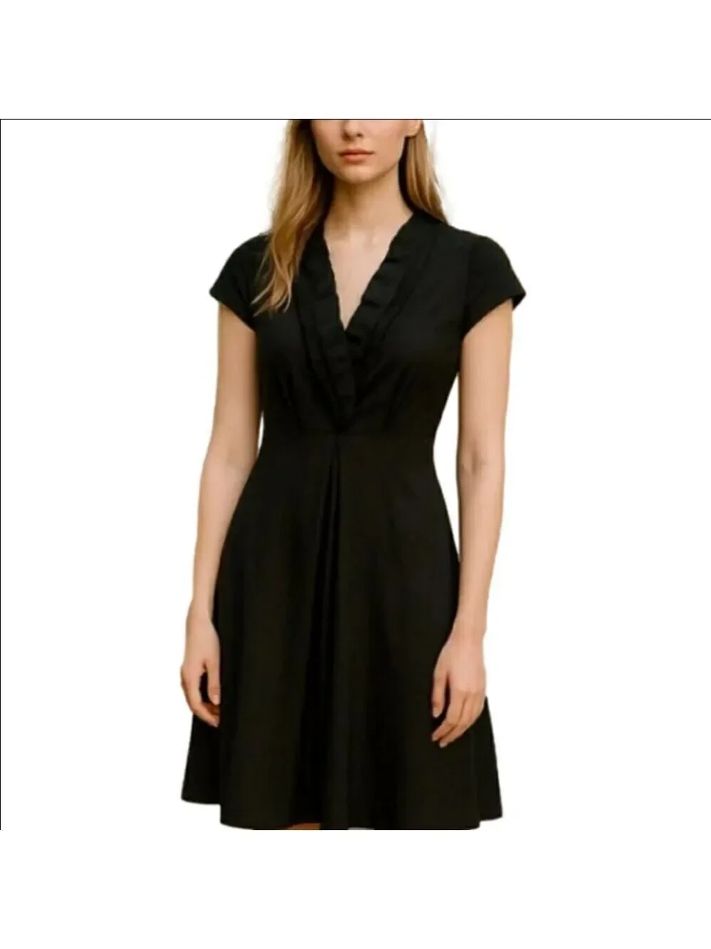 ted baker black pleated dress AZZINA